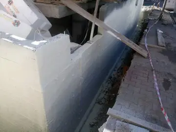 Poliüretan sprey köpük temel perde beton izolasyon yalıtım